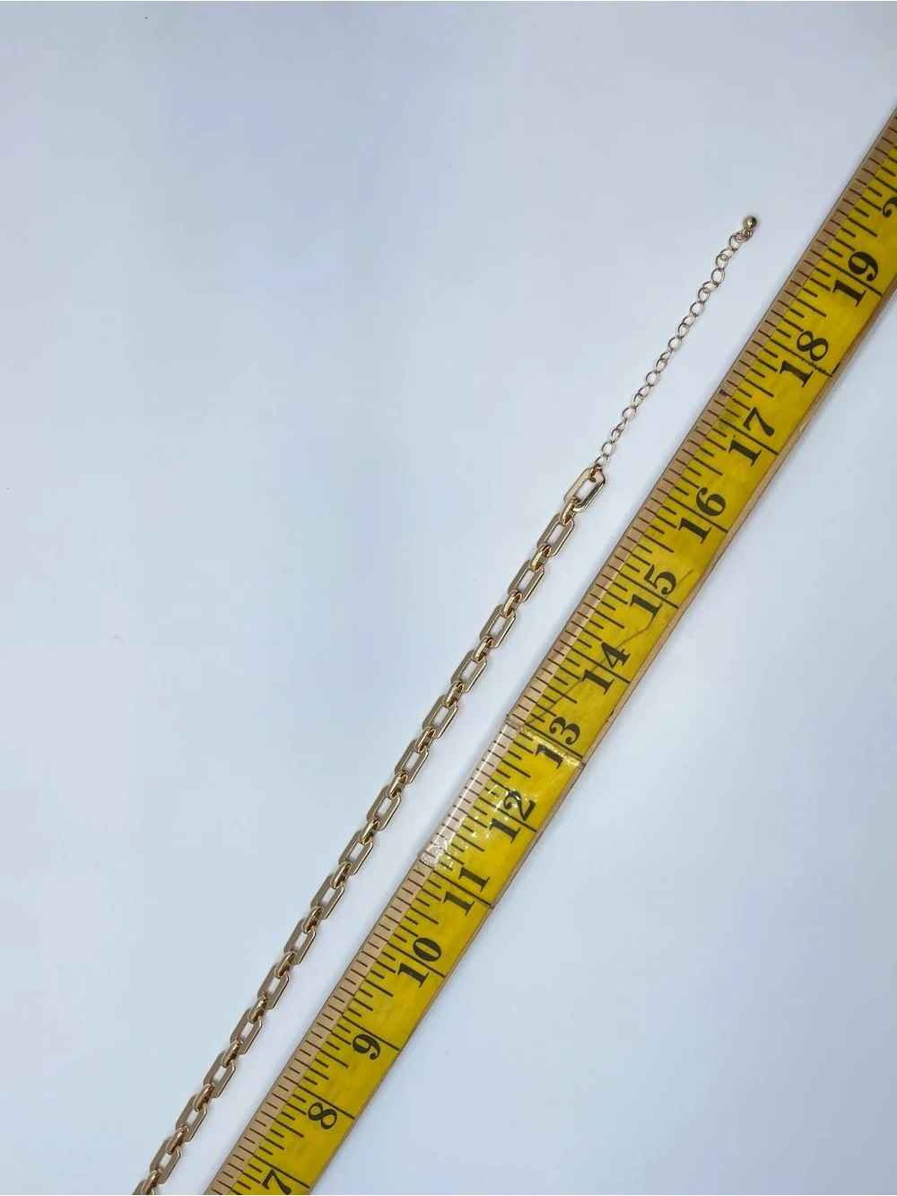 Gold Paperclip Chain Necklace Minimalist Layering Statement Glam Classic